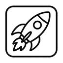 icon_hardware_rocket_line_art icon preview