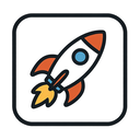 icon_hardware_rocket_thin icon preview