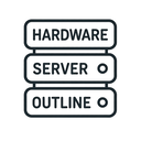 icon_hardware_server_outline icon preview