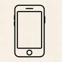 icon_hardware_smartphone_minimal_outline icon preview