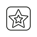 icon_hardware_star_minimal_outline icon preview