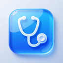 icon_hardware_stethoscope_glassy icon preview