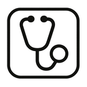 icon_hardware_stethoscope_monochrome icon preview
