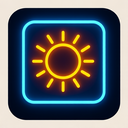 icon_hardware_sun_neon icon preview