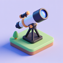 icon_hardware_telescope_3d_isometric icon preview