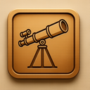 icon_hardware_telescope_embossed icon preview