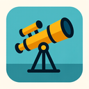 icon_hardware_telescope_flat_design icon preview