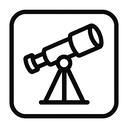 icon_hardware_telescope_monochrome icon preview