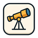 icon_hardware_telescope_rounded icon preview