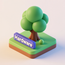 icon_hardware_tree_3d_isometric icon preview