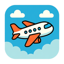 icon_health_airplane_cartoon icon preview