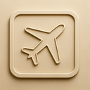 icon_health_airplane_embossed icon preview