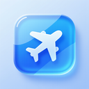 icon_health_airplane_glassy icon preview
