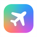 icon_health_airplane_gradient icon preview