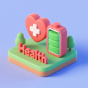 icon_health_battery_3d_isometric icon preview