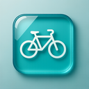 icon_health_bicycle_glassy icon preview