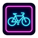 icon_health_bicycle_neon icon preview