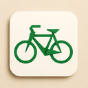 icon_health_bicycle_origami icon preview