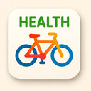 icon_health_bicycle_vibrant_colors icon preview