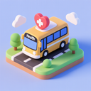 icon_health_bus_3d_isometric icon preview
