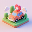 icon_health_car_3d_isometric icon preview