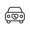 icon_health_car_minimal_outline icon preview