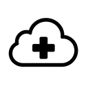 icon_health_cloud_monochrome icon preview
