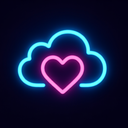 icon_health_cloud_neon icon preview