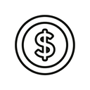 icon_health_coin_minimal_outline icon preview