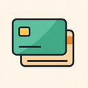 icon_health_credit_card_thin icon preview