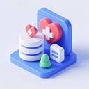 icon_health_database_3d_isometric icon preview