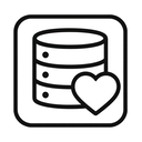 icon_health_database_monochrome icon preview