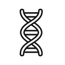 icon_health_dna_strand_line_art icon preview