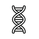 icon_health_dna_strand_minimal_outline icon preview