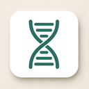 icon_health_dna_strand_minimalist icon preview