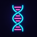 icon_health_dna_strand_neon icon preview
