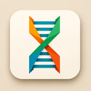 icon_health_dna_strand_origami icon preview