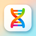 icon_health_dna_strand_vibrant_colors icon preview