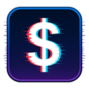 icon_health_dollar_sign_digital_glitch icon preview