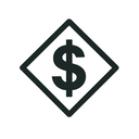 icon_health_dollar_sign_geometric icon preview