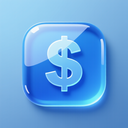 icon_health_dollar_sign_glassy icon preview