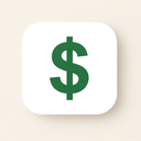 icon_health_dollar_sign_minimalist icon preview