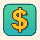 icon_health_dollar_sign_playful icon preview