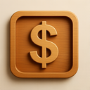 icon_health_dollar_sign_wooden icon preview