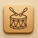 icon_health_drum_embossed icon preview