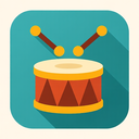 icon_health_drum_flat_design icon preview