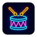icon_health_drum_neon icon preview