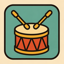 icon_health_drum_retro icon preview
