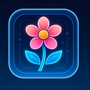 icon_health_flower_futuristic icon preview