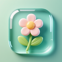 icon_health_flower_glassy icon preview